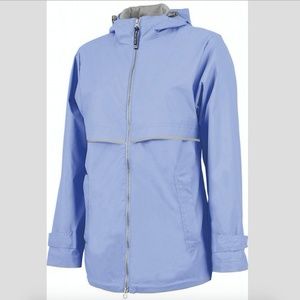 Charles River New Englander Periwinkle Rain Jacket